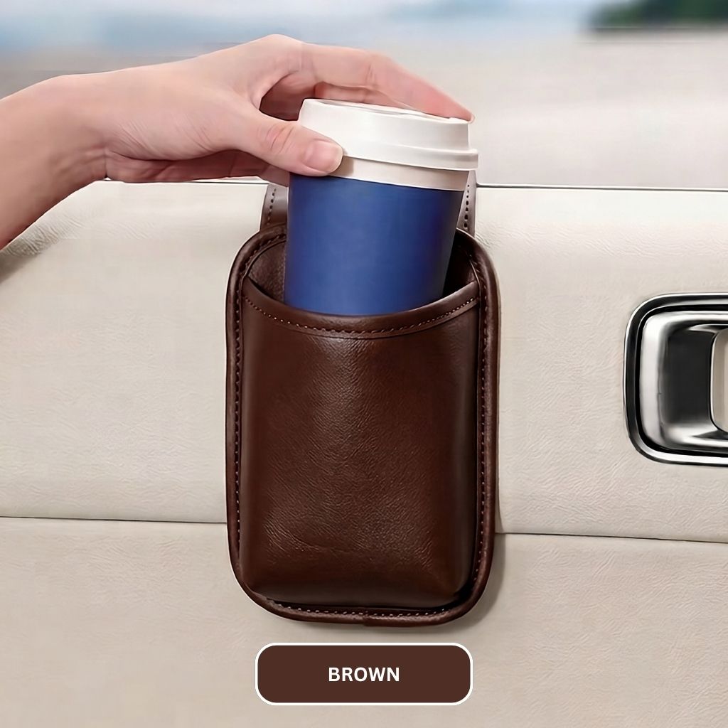 LeatherLux Car Door Caddy
