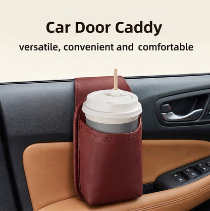 LeatherLux Car Door Caddy