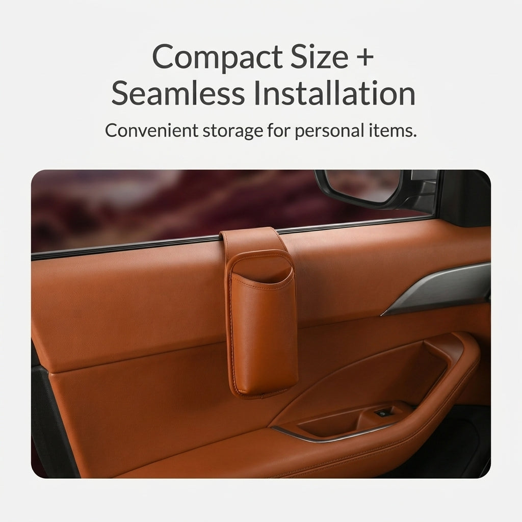 LeatherLux Car Door Caddy
